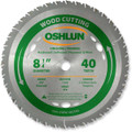 Oshlun SBW-082540 8-1/4-Inch 40 Tooth ATB Finishing and Framing Saw Blade with 5/8-Inch Arbor (Diamond Knockout)