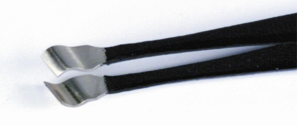 ESD Tweezers, Angled 3.5 to 7mm Diameter, Wiha 44515
