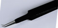 ESD Tweezers, Extra Fine Points Bent 30deg 3mm Lon - Wiha 44528