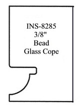 "Cope Glass Door Insert, 3/8"" Bead, Vortex INS-82 - Vortex INS-8285