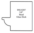 "Stick Glass Door Insert, 3/8"" Bead, Vortex INS-8 - Vortex INS-8287