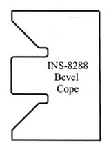 Cope Door Insert, Bevel, Vortex INS-8288 - Vortex INS-8288