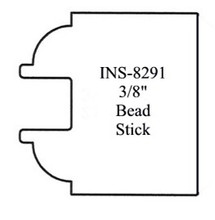 "Stick Door Insert, 3/8"" Bead, Vortex INS-8291" - Vortex INS-8291