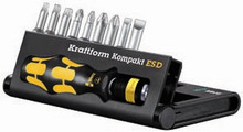 KK 10 ESD 10Pc ESD Kraftform Kompakt Screwdriver Set (Sl/Ph/Pz/Tx)