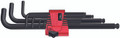Wera 950 PKL/9 BM N 9 Pc Ball End Hex L-Key Set, 1.5-10mm