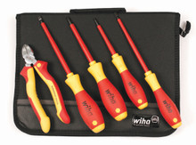 Wiha 32866 Industrial Insulated Cutter and Screwdriver Tool Set