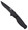 SOG Flash II Folding Knife, Black TiNi, Clip Point, Partially Serrated