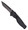 SOG Flash II Folding Knife, Black TiNi, Tanto Point, Partially Serrated