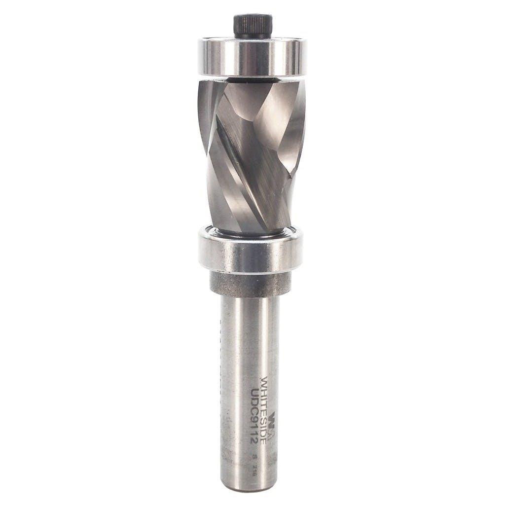 Whiteside Router Bits RFTD1600 1/8-Inch Cutting Diameter and Spiral Flush Trim Bit with Down Cut 