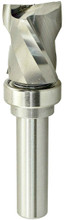 Template Compression Spiral Bits, 7/8" dia, 1-1/8 Cutting length, 1/2 Shank
