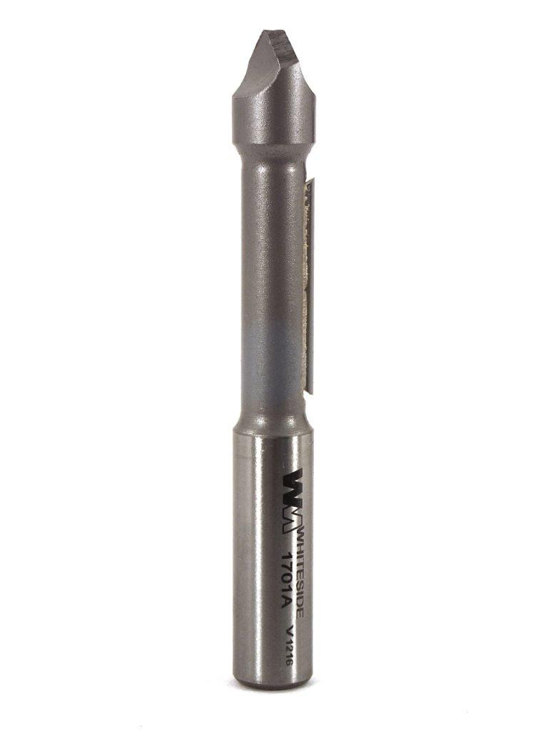 Whiteside Router Bits 1701A Plunge Panel Bit with 3/8-Inch Cutting Diameter and 1-Inch Cutting Length