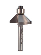 Carbide Tipped 45deg Chamfer Router Bit With Bearing Guide by Whiteside Machine - Whiteside 2302
