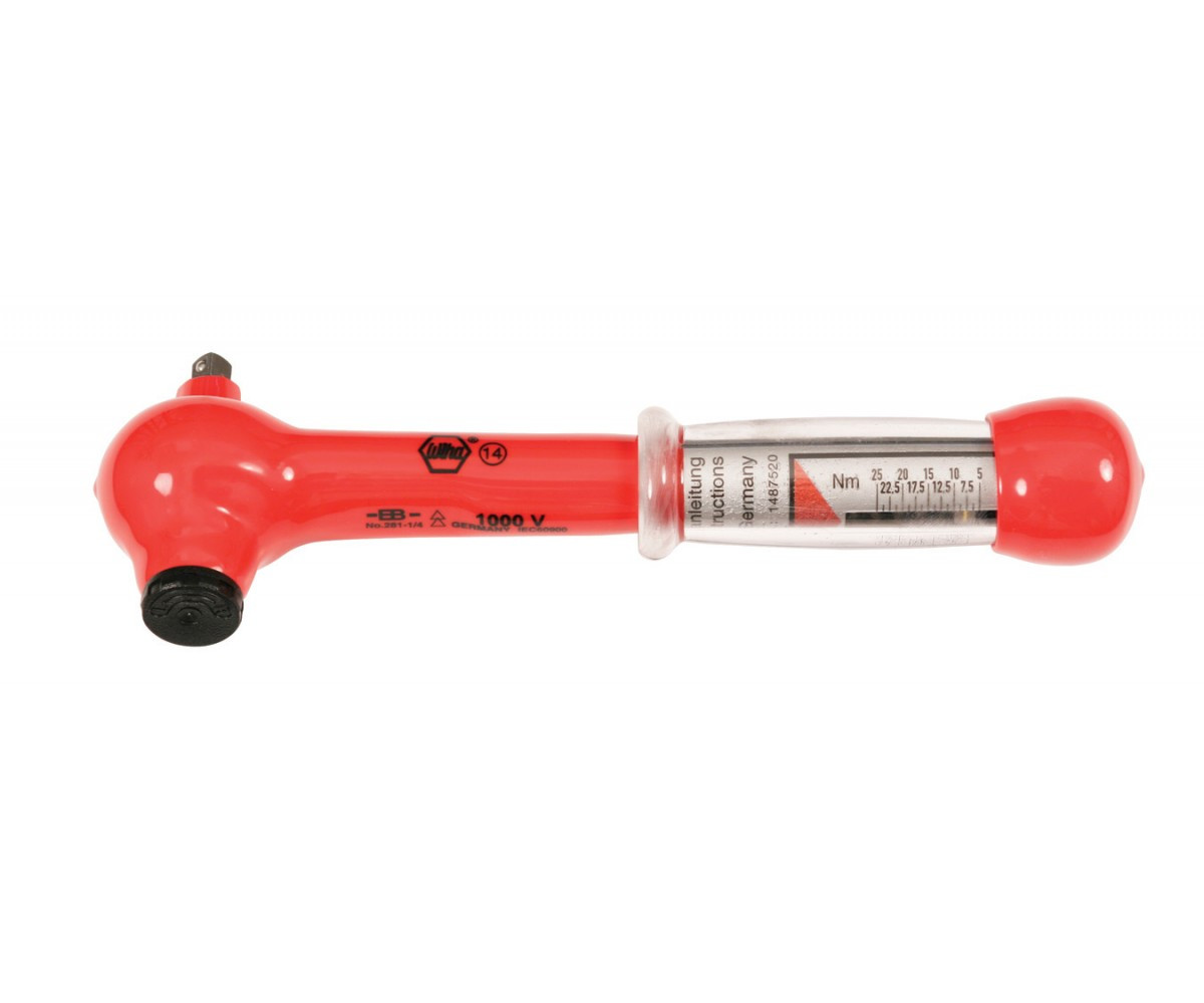 Insulated Ratcheting Torque Wrench. 3/8