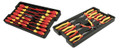 Insulated Industrial Combo Tool Tray Sets, 28 Piece , Wiha 301-32989