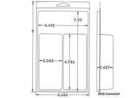 5028 Clamshell Sample
