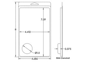 5044 Clamshell Sample