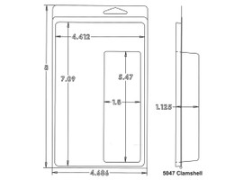 5047 Clamshell Sample