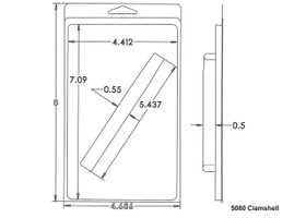 5080 Clamshell Sample