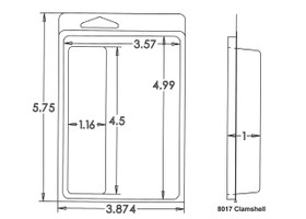 8017 Clamshell Sample