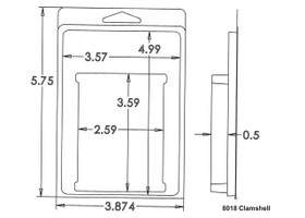 8018 Clamshell Sample