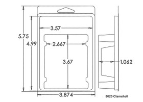 8020 Clamshell Sample