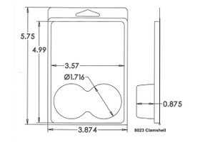 8023 Clamshell Sample
