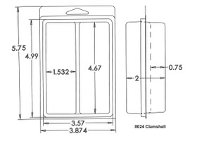 8024 Clamshell Sample