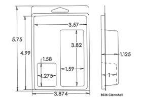 8036 Clamshell Sample