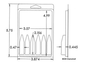 8039 Clamshell Sample