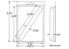 8040 Clamshell Sample