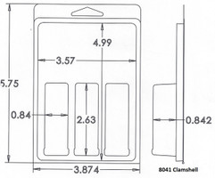 8041 Clamshell Sample