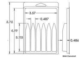 8044 Clamshell Sample