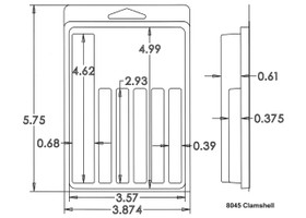 8045 Clamshell Sample