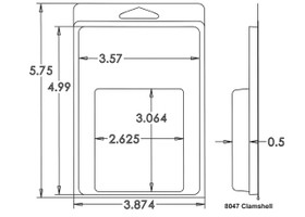 8047 Clamshell Sample