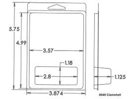 8049 Clamshell Sample