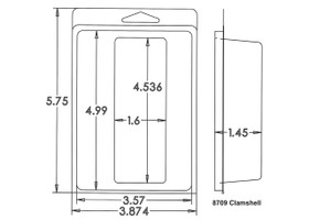 8709 Clamshell Sample