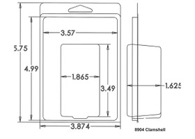 8904 Clamshell Sample