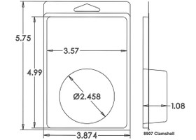8907 Clamshell Sample