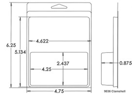 9036 Clamshell Sample