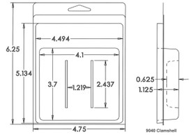 9040 Clamshell Sample