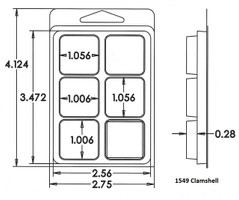 1549 Series Clamshell