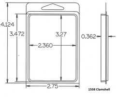 1558 Series Clamshell