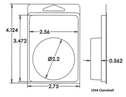 1544 Clamshell Sample