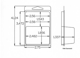 1564 Series Clamshell