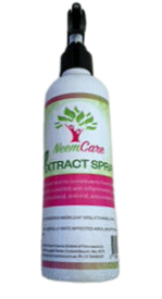 Description
Cruelty Free
No Animal Ingredients
No Deet
Pure Organic Neem Leaf Extract
Use this spray before and after exposure to irritating elements such as wind and sun and to reduce irritation resulting from insect bites. NeemCare Neem Leaf Extract Spray can soothe the effects of irritated skin no matter what the cause, whether too much heat, allergies, or insect bites.
Formulated for those who appreciate the wonders of nature and who want to deal with life's little irritations naturally.
Suggested Use
Shake well before using. Use to reduce irritation resulting from insect bites or soothe skin from effects of sun or wind. Also recommended for sunburned skin.