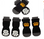 Paw Booties S M L 
keep your dogs paws dry and clean with Neempet paw booties 100% pure cotton with a velcro clip on strap so your dog cannot remove or pull the booties off .
Colors cannot be guaranteed .