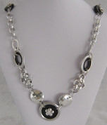 Silver Chain link Necklace