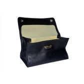 Dr Plumb - Box Wallet Tobacco Pouch - (Black Leather)