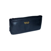 Dr Plumb - Single Pipe Zip Combination Pouch - (Black Leather)