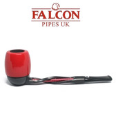 Falcon - Black Shillelagh (Red) with Red Billiard Bowl 
